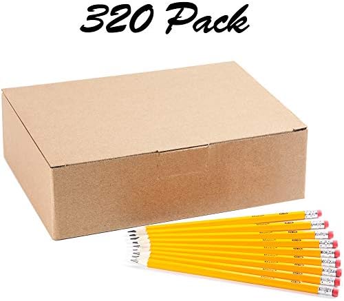 Olovke Madisi u drvenom kućištu broj 2 HB, žute, pre izoštriti Skupno pakiranje, 320 olovke