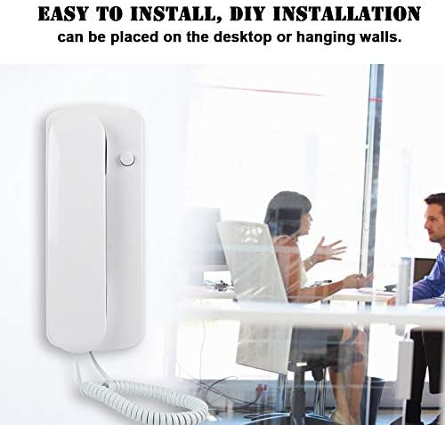 Interfon, zidni Interfonski sustav, 2-smjerni nevizualni interfon, žičani kućni Interfonski sustav, savršen za ured, robnu kuću