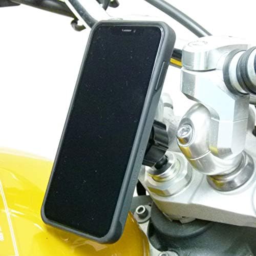 Kupbits motocikl STEM Mount & Tigra Fitclic Neo Case za iPhone XS Max odgovara Yamaha R1