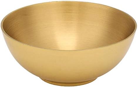 Qioni čista mesingana zdjela Budistička zdjela, budistička opskrba nudeći zdjelu s vodom 3,2 inča budistička zdjela za žrtvu, za budističke