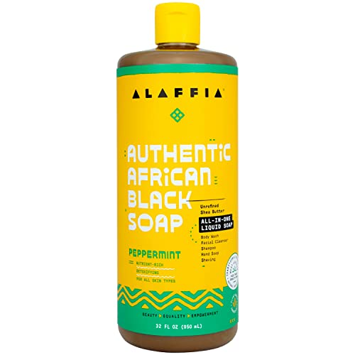 Originalni afrički crni sapun tekući sapun sve u jednom hidratantno sredstvo za pranje lica pranje tijela s osjetljivom kožom šampon