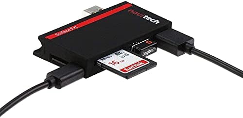 Laptop / tablet Navitech 2 u 1 USB 3.0 / 2.0 HUB-adapter / ulaz Micro USB čitač kartica SD / Micro SD kartica je Kompatibilan sa 14-inčni