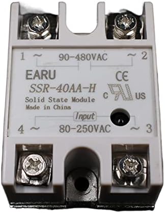 Pikis Solid State Relay SSR-40AA-H 40A 80-250V AC do 90-480V AC SSR 40AA-H relej Relej SOLICE RESITAL REGULATOR