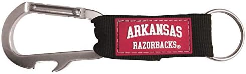 NCAA Arkansas Razorbacks Carabineer Keytag, crvena, jedna veličina