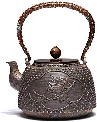 Teapot od lijevanog željeza od lijevanog željeza Izrada Iron Pot Veliki kapacitet Kung Fu čaj Set čaj Ceremonija, lsxysp, lijevano
