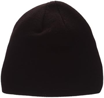 Crna kapa s lubanjom s zatamnjenim rubom A-liste u tonu - zimski pleteni šešir s kapuljačom bez manžeta za manžete