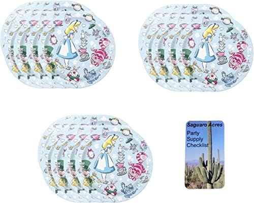 Saguaro Acres Alice u zemlji čudesa od 7 inča ploče za deserte - služi 24