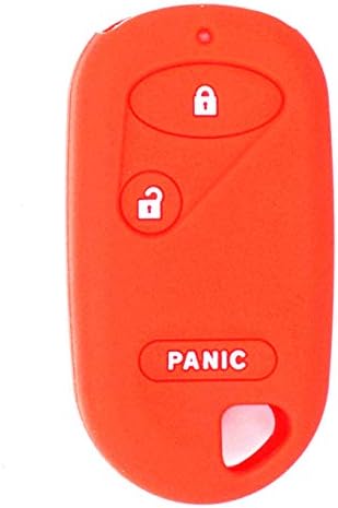 2pcs Crna crvena silikonska torbica za pametni ključ s 3 gumba za daljinsko upravljanje za telefon