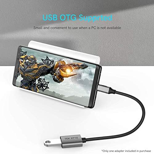 TEK STYZ USB-C USB 3.0 adapter kompatibilan s vašim Xiaomi Mi 9 Pro OT OTG Type-C/PD muški USB 3.0 ženski pretvarač.