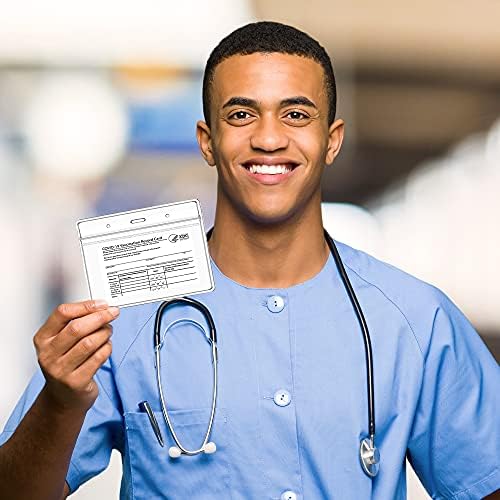 Zaštitni poklopac kartice za cijepljenje od 10 komada-4,92 9,35 za evidenciju cijepljenja držač kartice za cjepivo-držač značke prozirni