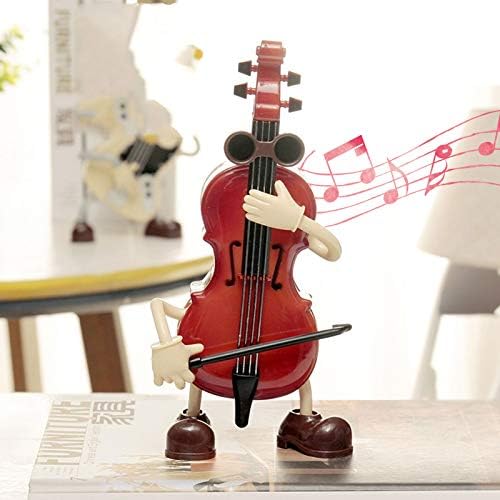 Glazbena kutija, Vintage glazbena kutija u obliku violončela model ukrasa klasični ukras mini replika zanatskog instrumenta poklon