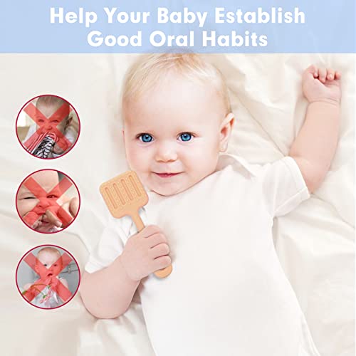 Igračke za bebe za zube, silikonske igračke za zube za bebe, silikonske igračke za žvakanje za bebe od 0-6 mjeseci, sigurne za zamrzavanje