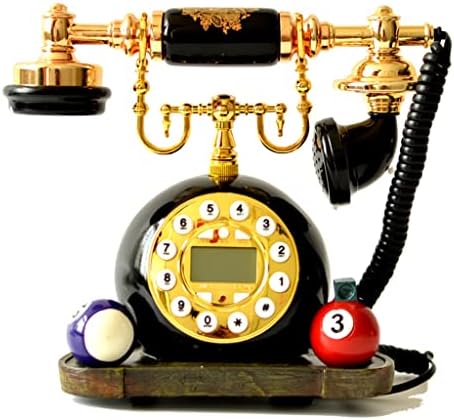 Trexd nostalgični biljar retro telefon ožičeni antiknite kućna fiksna trgovina Dekorativni ukrasi s fiksnom linijom