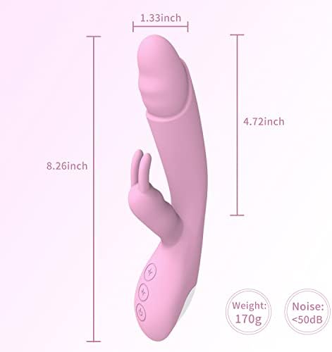 Snažni zečji vibrator s 10 modusa vibracije, seksualna igračka za odrasle žene, ženski vibrirajući dildo s realističnom teksturiranom,