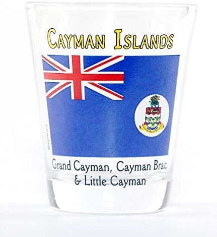Čaša s zastavom Kajmanskih Otoka