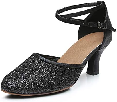 icker ženske latino plesne cipele potpetica s balsa salsa tango zabava plesne cipele