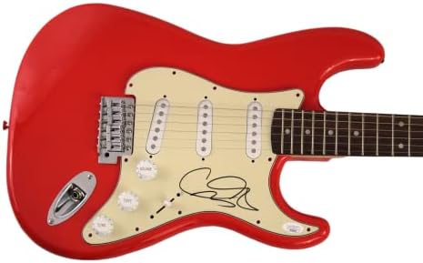 Gary Clark Jr potpisao je autogram pune veličine trkački automobil Crveni Fender Stratocaster Električna gitara s Jamesom Spence JSA