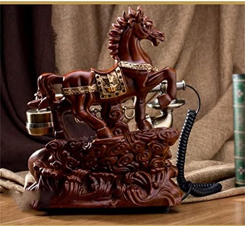 Wenlii europski antički telefonski ukrasi fiksna konja s fiksnom linijom do uspjeha ukrasa za ukrašavanje kuće