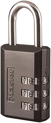 Master Lock 1523d Postavite vlastiti kombinirani lokov, 1 pakiranje, boja može varirati i 647D kombinirani okvir, 1, crno