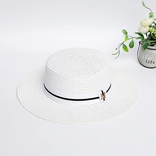 Vansko sunčanica za sunčanje krema šešir za ženski sunčani šešir Široka ljetna slamnasta ruba plaža bejzbolske kape za bejzbolske kape