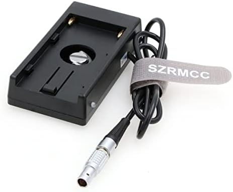 SZRMCC NP F970 F550 L-serija Ploča za bateriju na 2 pin mužjaka 12V izlaz s DC 7,4V napajanjem za napajanje za Arri Red Smallhd Teradek