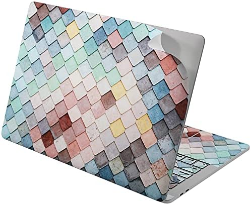 Lex alternalni vinil kože kompatibilan s macbook air 13 inčnim mac pro 16 retina 15 12 2020 2019 2018 geometrijski pastelni uzorci