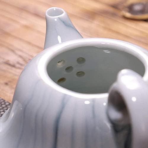 Uredski čajnik čajnik Teapot Novi set čaja jednostavni mramorni uzorak keramički čajnik čajnik čaša čaša čaša čaša