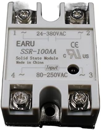 Hifasi modul releja čvrstog stanja SSR-100A SSR-100 AA SSR 100A 80-250VAC Ulaz na 24-380Vac izlaznu industriju kontrola