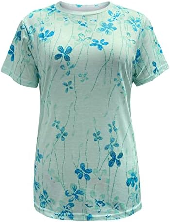 Ženski vrhovi Osvjesna ležerna ženska labava ležerna majica s kratkim rukavima Bluza Slatki vrhovi za majice za tinejdžere