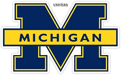 Michigan naljepnice University of Mich vinil naljepnica nogomet Michigan Wolverine vinil naljepnica Die SUT, M Team Logo Blue