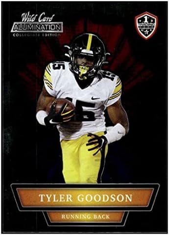 Tyler Goodson RC 2021 Aluminacija divljih kartona Nil Rookie 82 Steelers NM+ -MT+ NFL nogomet