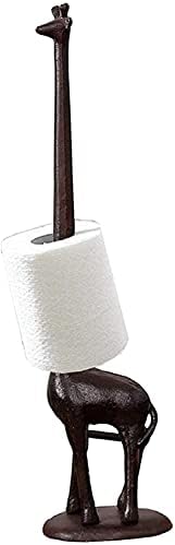 ZCX držač za papirnate ručnike lijevano željezo Kuhinjskog držača valjaka Giraffe oblik papira Ukraćuje držač za papirnate ručnike