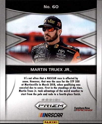 2018 Panini Prizm Vortex 60 Martin Truex Jr. Bass Pro Shops-Tracker brodovi/namještaj Row Racing/Toyota NASCAR Racing Trading Card
