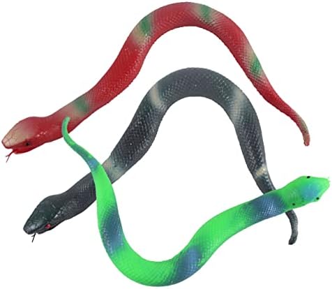 Znatiželjni umovi zauzete torbe set od 2-15,5 rastezljivih zmija zmija zdrobljena zrna ispunjena- gmazovi senzorni fidget igračka ot: