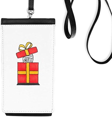 Horus mas poklon Bowknot Telefon torbica za novčanik Viseće mobilne vrećice Crni džep