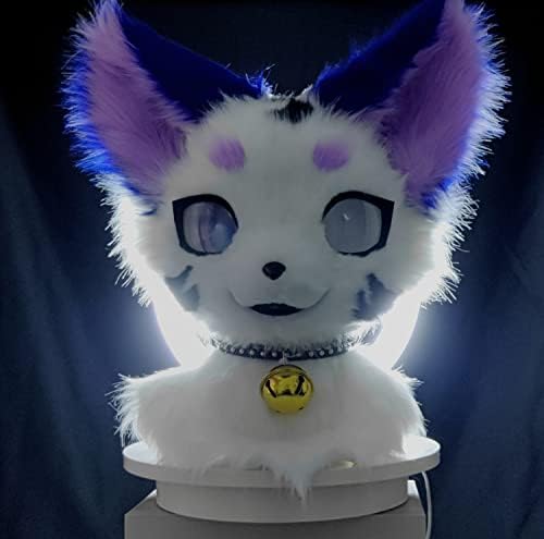 Ručno izrađen samo glava mačka pas lisica od kostima maskota maskota crtani film za odrasle cosplay za zabavu